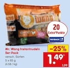 Instantnudeln im Angebot bei Netto Marken-Discount in Saarbrücken Instantnudeln Angebote von Mr. Wang bei Netto Marken-Discount Saarbrücken für 1,49 €