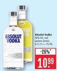 Vodka Angebote von Absolut bei Marktkauf Neu-Ulm für 10,99 €
