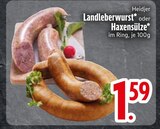 Landleberwurst im Angebot bei EDEKA in Ravensburg Landleberwurst Angebote von Heidjer bei EDEKA Ravensburg für 1,59 €