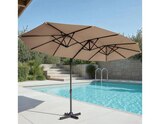 Parasol excentré double toit - 446X260CM à Brico Dépôt dans Ressons-sur-Matz Parasol excentré double toit - 446X260CM à Brico Dépôt dans Ressons-sur-Matz