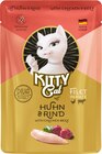 Nassfutter Katze mit Huhn & Rind, Adult Angebote von KittyCat bei dm-drogerie markt Singen für 1,15 €