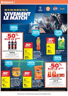 Promotion Lipton dans le prospectus Carrefour, valable du 17/03/2026 au 30/03/2026 Promo Lipton dans le catalogue Carrefour du moment à la page 44