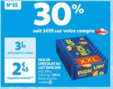 Auchan Supermarché - PICK UP CHOCOLAT AU LAIT : offre du catalogue Promo PICK UP CHOCOLAT AU LAIT à 2,45 € dans le catalogue Auchan Supermarché ""