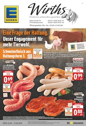 EDEKA Prospekt für Drolshagen mit 24 Seiten EDEKA Prospekt für Drolshagen: "Aktuelle Angebote", 24 Seiten, 16.06.2025 - 21.06.2025