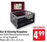 Klappbox Angebote von Gut & Günstig bei E center Neunkirchen für 4,99 €