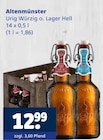 Urig Würzig o. Lager Hell bei Getränkewelt im Schermbeck Prospekt für 12,99 €