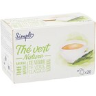 Thé vert - SIMPL en promo chez Carrefour Market Thé vert - SIMPL dans le catalogue Carrefour Market