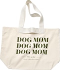 Shopper "DOG MOM" aus Bio-Baumwolle, natur/dunkelgrün (58x40x18 cm) Angebote von Vito & Joe bei dm-drogerie markt Hagen für 9,95 €