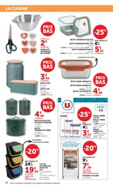 Poubelle en promo dans le catalogue Hyper U à la page 18