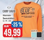 Herren-Sweatshirt im Angebot bei Kaufhaus Stolz in Cuxhaven Herren-Sweatshirt Angebote von Camp David bei Kaufhaus Stolz Cuxhaven für 49,99 €