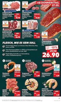 Rindfleisch im Kaufland Prospekt "Aktuelle Angebote" mit 58 Seiten (Hannover)