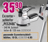 Exzenterschleifer „PES240G“ für 4,95 € bei Hornbach im Angebot Exzenterschleifer „PES240G“ im aktuellen Hornbach Prospekt