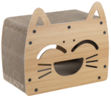 MAISONNETTE POUR CHAT AVEC GRATTOIR en promo chez Gifi MAISONNETTE POUR CHAT AVEC GRATTOIR dans le catalogue Gifi