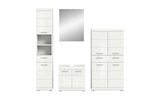 Badmöbel-Set SCHLOONSEE 4 teilig bestehend aus: Hochschrank Waschbeckenunterschrank Badspiegel Midischrank Schloonsee Angebote bei Höffner Langenfeld für 615,00 €