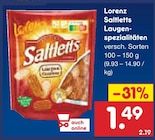 Saltletts Laugen-Spezialitäten von Lorenz im aktuellen Netto Marken-Discount Prospekt
