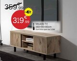 Meuble TV 160×55×40 cm. en promo chez Maxi Bazar Villemomble à 319,99 €