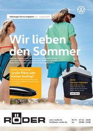 Volkswagen Prospekt für Voerde: Wir lieben den Sommer, 1 Seite, 01.06.2023 - 31.08.2023