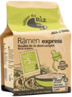 Ramen express riz 1/2 complet - 280 g - AUTOUR DU RIZ - NaturéO à Poissy Ramen express riz 1/2 complet - 280 g - AUTOUR DU RIZ en promo chez NaturéO Poissy à 5,29 €