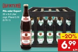 Aktuelle Bier Angebote bei Netto Marken-Discount in Hemer Aktuelles Pils oder Export Angebot bei Netto Marken-Discount in Hemer ab 6,99 €