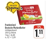 nah und gut - Deutsche MarkenButter Angebot im Prospekt Deutsche MarkenButter bei nah und gut im Prospekt "" für 1,11 €