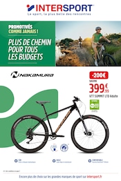 Vélo Angebote im Prospekt "PLUS DE CHEMIN POUR TOUS LES BUDGETS" von Intersport auf Seite 1