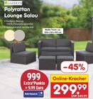 Polyrattan Lounge Salou im Angebot bei Netto Marken-Discount in Salzgitter Polyrattan Lounge Salou Angebote von Juskys bei Netto Marken-Discount Salzgitter für 299,99 €