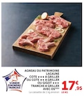 Agneau du patrimoine lacaune cote à griller en promo à 17,95 € chez Hyper U Agneau du patrimoine lacaune cote à griller dans le catalogue Hyper U