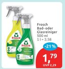 Bad- oder Glasreiniger von Frosch im aktuellen budni Prospekt