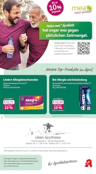 mea - meine apotheke Prospekt der Woche "Unsere April-Angebote" Seite 1, 01.04.2026 bis 30.04.2026 für Wiesbaden Aktueller mea - meine apotheke Prospekt "Unsere April-Angebote" Seite 1 von 4 Seiten für Wiesbaden