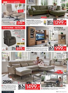 Ecksofa im Zurbrüggen Prospekt "PRE SALE BLACK SHOPPING" mit 44 Seiten (Essen)