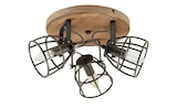 Deckenleuchte 3-flammig Holz/Metall für 113,40 € bei Höffner im Angebot Deckenleuchte 3-flammig Holz/Metall im aktuellen Höffner Prospekt