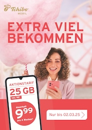 Tchibo Prospekt für Wiesensteig mit 5} Seiten Tchibo Prospekt für Wiesensteig: "Extra viel bekommen", 5 Seiten, 03.02.2025 - 02.03.2025