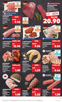 Schweinefleisch im Kaufland Prospekt "Aktuelle Angebote" mit 50 Seiten (Augsburg)