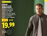 Veste de travail doublée homme - PARKSIDE en promo chez Lidl Boulogne-Billancourt à 19,99 €
