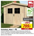 Aktuelle Gartenhaus Angebote bei toom Baumarkt in Duisburg Aktuelles Gartenhaus Mano Angebot bei toom Baumarkt in Duisburg ab 799,00 €