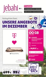 Post & Telekommunikation Jebahi Prospekt: "Festtagsfrohe Deals: UNSERE ANGEBOTE IM DEZEMBER", 12 Seiten, 04.12.2024 - 31.12.2024