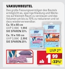 Vakuumbeutel im Angebot bei Marktkauf in Waiblingen Vakuumbeutel Angebote von mister pack bei Marktkauf Waiblingen für 1,99 €