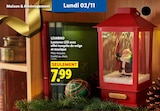 Lanterne LED avec effet tempête de neige et musique - LIVARNO - Lidl Lanterne LED avec effet tempête de neige et musique - LIVARNO à 7,99 € dans le catalogue Lidl