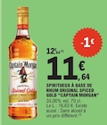 Spiritueux à base de rhum Original Spiced Gold - CAPTAIN MORGAN - E.Leclerc à Versailles Spiritueux à base de rhum Original Spiced Gold - CAPTAIN MORGAN en promo chez E.Leclerc Versailles à 11,64 €
