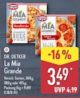 La Mia Grande von Dr. Oetker im aktuellen ALDI Nord Prospekt für 3,49 €