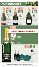 Champagne en promo dans le catalogue Carrefour à la page 15