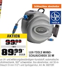 WAND-SCHLAUCHBOX 30 M von LUX-TOOLS für 89,99 € bei OBI im Angebot WAND-SCHLAUCHBOX 30 M von LUX-TOOLS im aktuellen OBI Prospekt
