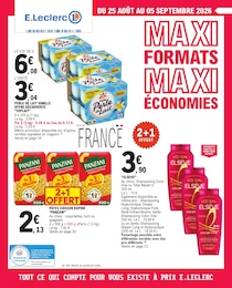Prospectus E.Leclerc à Vernouillet, "MAXI FORMATS MAXI ÉCONOMIES", 40 pages, 25/08/2026 - 05/09/2026