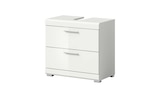 Waschbeckenunterschrank SCHLOONSEE Breite 60cm 2 Schubkästen mit Siphonausschnitt MDF-Front in verschiedenen Farben erhältlich Badmöbel Badschrank Kommode Bad Schloonsee von  im aktuellen Höffner Prospekt für 119,00 €