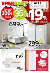 Bett im Sparkauf Prospekt in Heilbronn Aktueller Sparkauf Prospekt mit Bett, "Küchenaktion Fix & Fertig", Seite 1