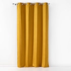 Rideau œillets Sultane suède jaune 140x240cm - Maxi Bazar à Saint-Raphaël Rideau œillets Sultane suède jaune 140x240cm en promo chez Maxi Bazar Saint-Raphaël à 5,99 €