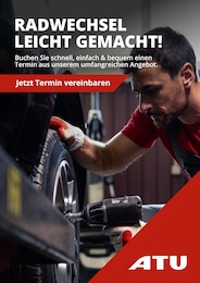 ATU Prospekt für Quierschied mit 1} Seite ATU Prospekt für Quierschied: "RADWECHSEL LEICHT GEMACHT!", 1 Seite, 22.04.2025 - 15.05.2025