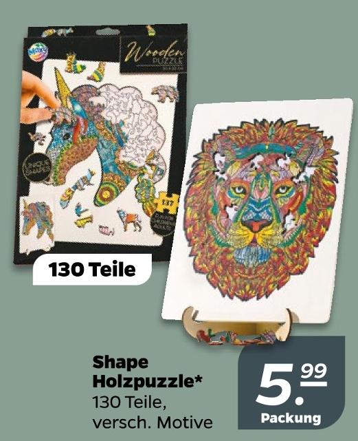 Shape Holzpuzzle