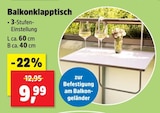 Balkonklapptisch im Angebot bei Thomas Philipps in Löhne Balkonklapptisch Angebote bei Thomas Philipps Löhne für 9,99 €