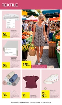Promotion Literie dans le prospectus Carrefour, valable du 07/07/2026 au 20/07/2026 Promo Literie dans le catalogue Carrefour du moment à la page 64